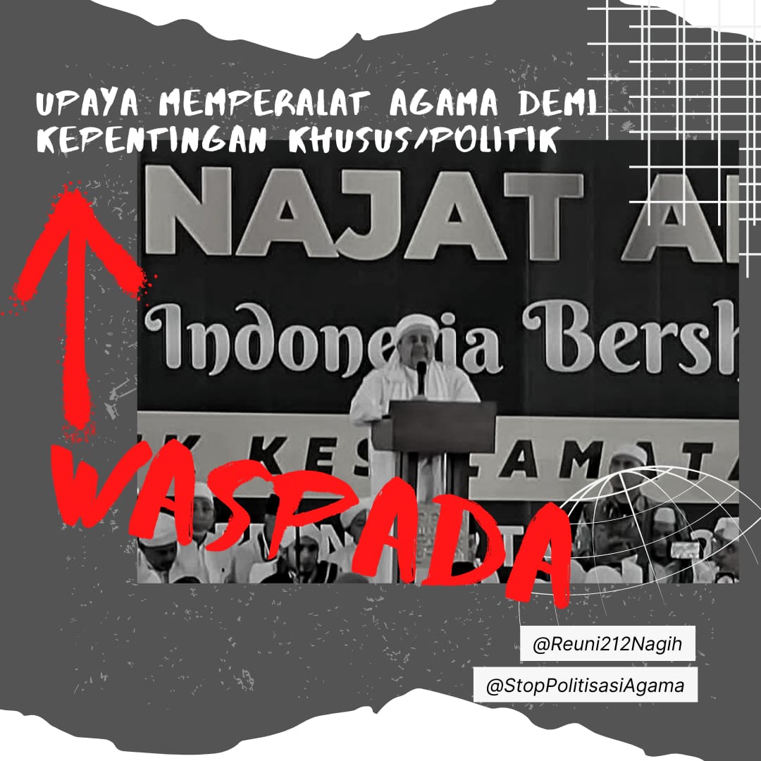 Upaya peralat agamautk kepentingan politik Anies
#HTIFPIDukungAnies
#AniesDidukungKHILAFAH
#AniesNasdemOut 
#TenggelamkanAniesBaswedan
#TenggelamkanPartaiNasdem
#GoodByeNasdemAnies
#AniesDidukungKoruptor
#AniesPendukungKhilafah
#AniesPendukungOrmasRadikal
#PribumiLebihBerkualitas