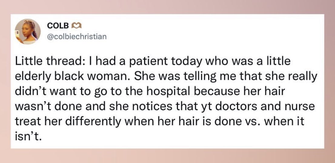 I wish I could just give that woman a hug and apologize to her on behalf of the medical community