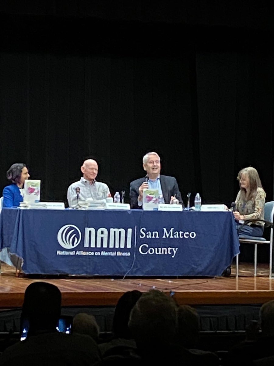 Fantastic evening hosting Dr. Ken Duckworth, MD and friends!  

 The book is called “you are not alone” The NAMI Guide to Navigating Mental Health!