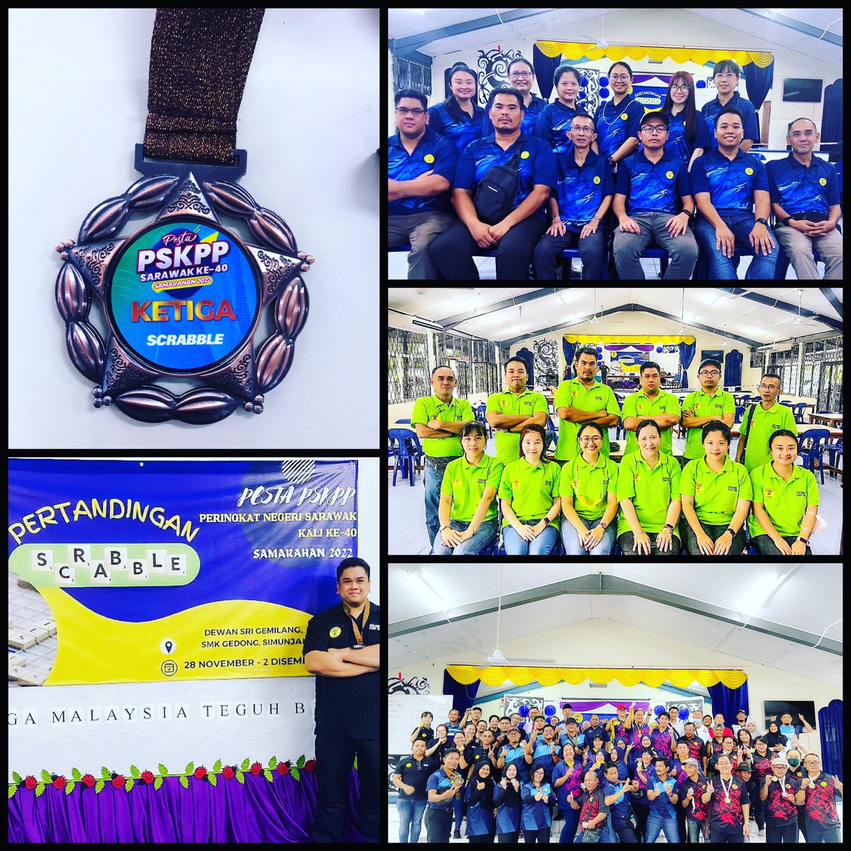 RezaBadiuzzaman's tweet photo. Third Place!!! (SARAWAK PSKPP). 
PSKPP SIBU 💪🏻. I’m personally just play this game for one month but my teammates are marvellous and have a great teamwork. 5 game win, 1 draw and 2 loose. Such a good experiences. Will upgrade myself and comeback stronger 💪🏻💪🏻💪🏻. Watch Out!!! https://t.co/BqOSQ2AyEy