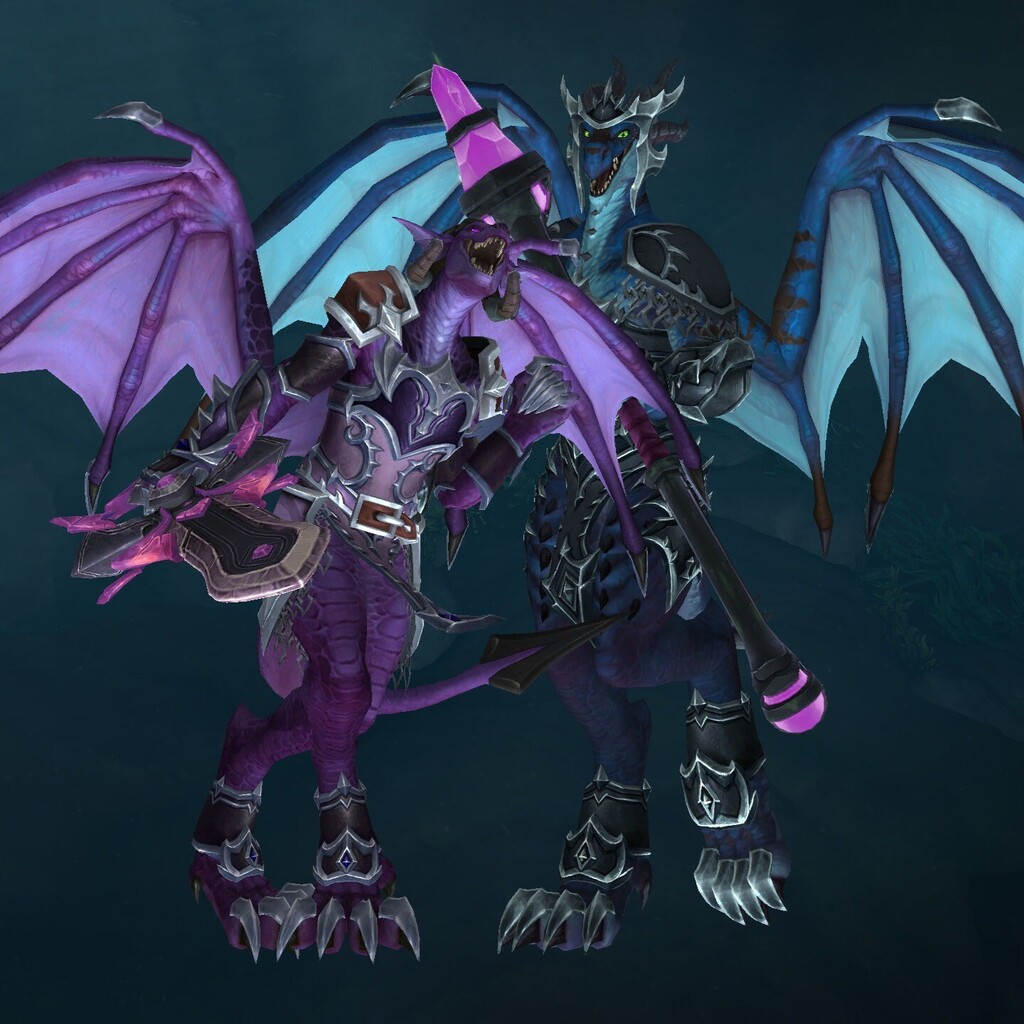 tehJoshie's tweet photo. @divatalya and I rocking out our #drakthyr's on the World of Wacrafts. 

#happydays 

#warcraft #wow #dragonflight https://t.co/GGeRrNIsxz https://t.co/v2TGu5OTYU