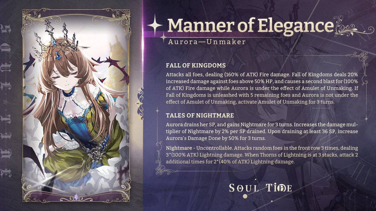 SoulTide's tweet image. Essence Intro: Aurora

#SoulTide #Aurora