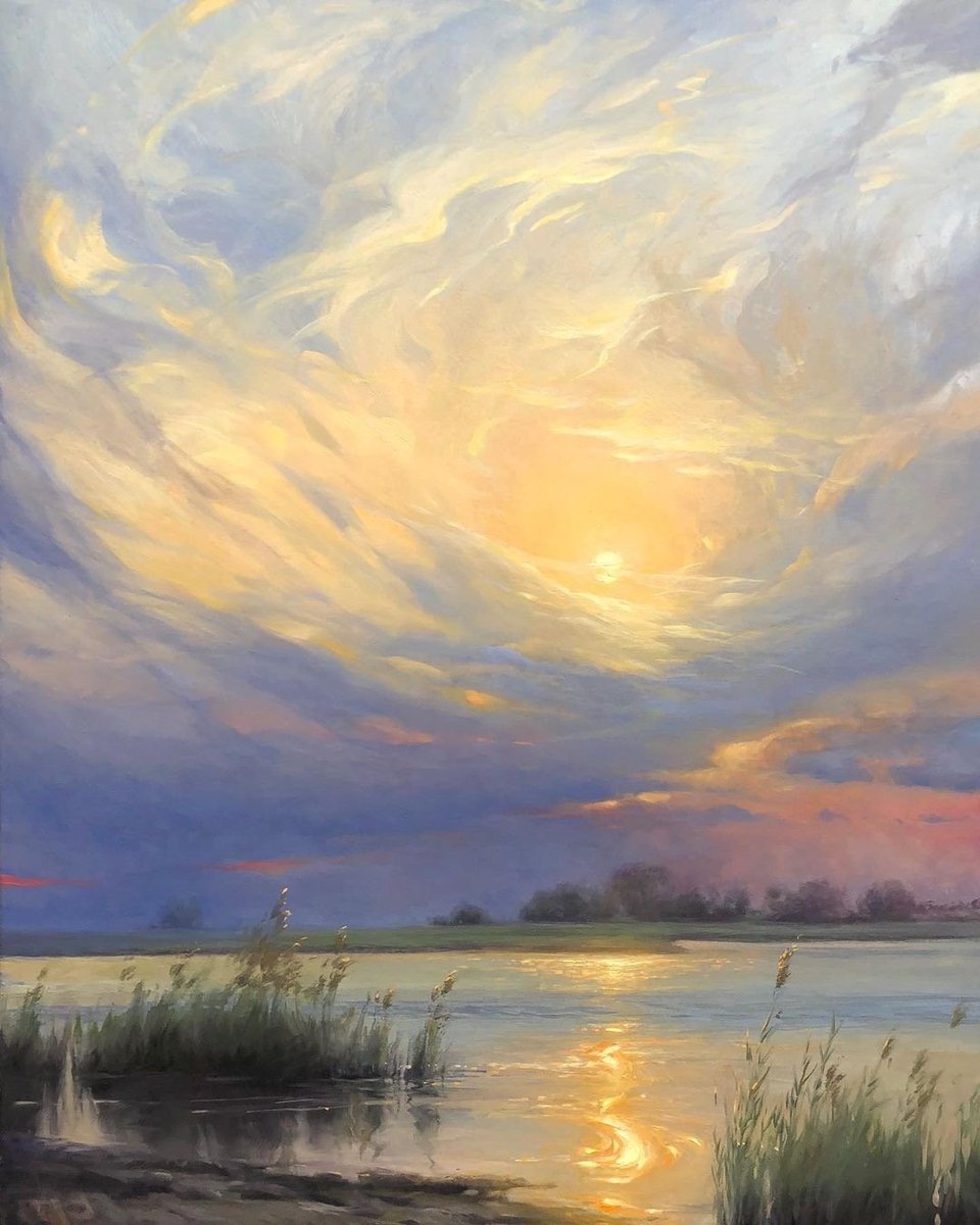 SupplanterB's tweet photo. Golden Dusk （2）
#illustration #artistsontwitter #artwork #Digital #painting #originalart #landscapepainting https://t.co/b9ckZgm71Q