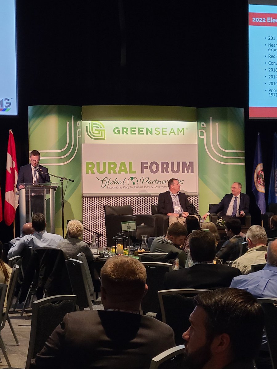 Thanks to <a href="/GreenSeamRegion/">GreenSeam</a> for having me at your 39th Annual Rural Forum tonight and for the opportunity to take part on the Legislative Panel!