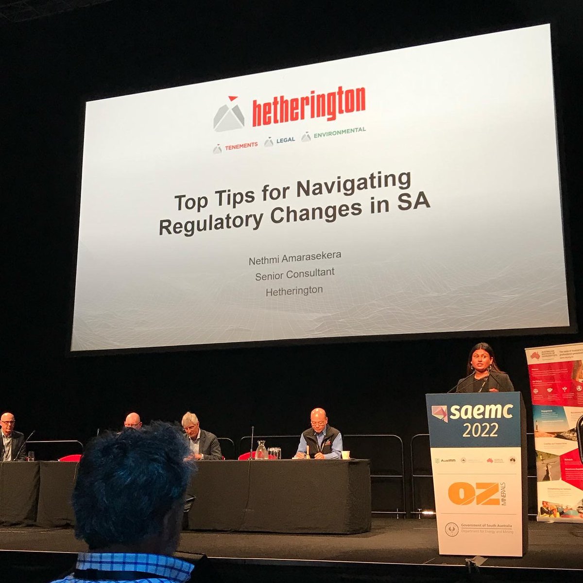 _SAEMC's tweet photo. And that’s a wrap on session 2! Great to hear from Hillgrove Resources, Indiana Resources, Hetherington & Demetallica. #saemc22 https://t.co/ngOGfwXM7j