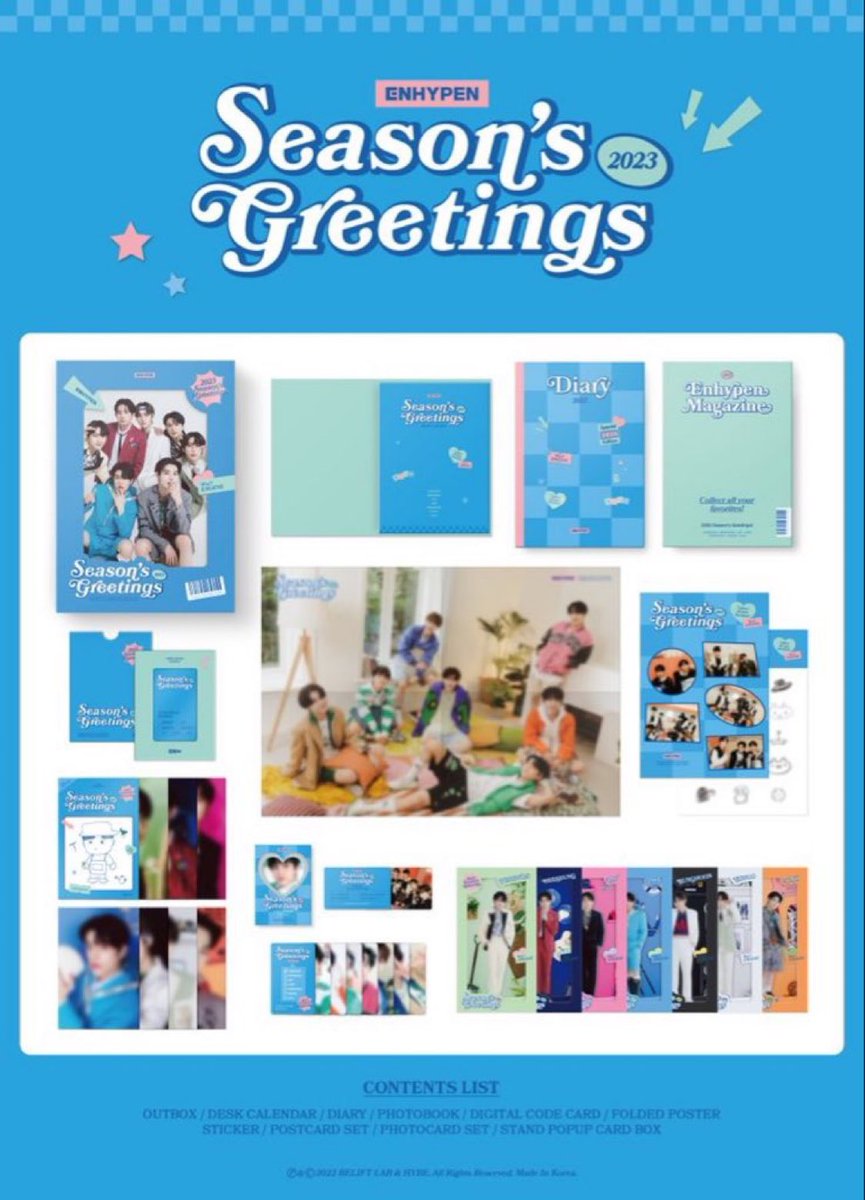 #SUNSPHGO

ENHYPEN SEASON’S GREETINGS 2023 SEALED [ALL IN + LSF]
🏷 ₱2150 NETA
🏷️ ₱3710 FETA

— all purchased from WV, with freebies
— card pooling avail if enough joiners

DOP: 600 DP, 01/13 RB
***will only secure upon DP

🛒 Order Here: sunshopph.company.site/ENHYPEN-2023-S…

t. ph go
