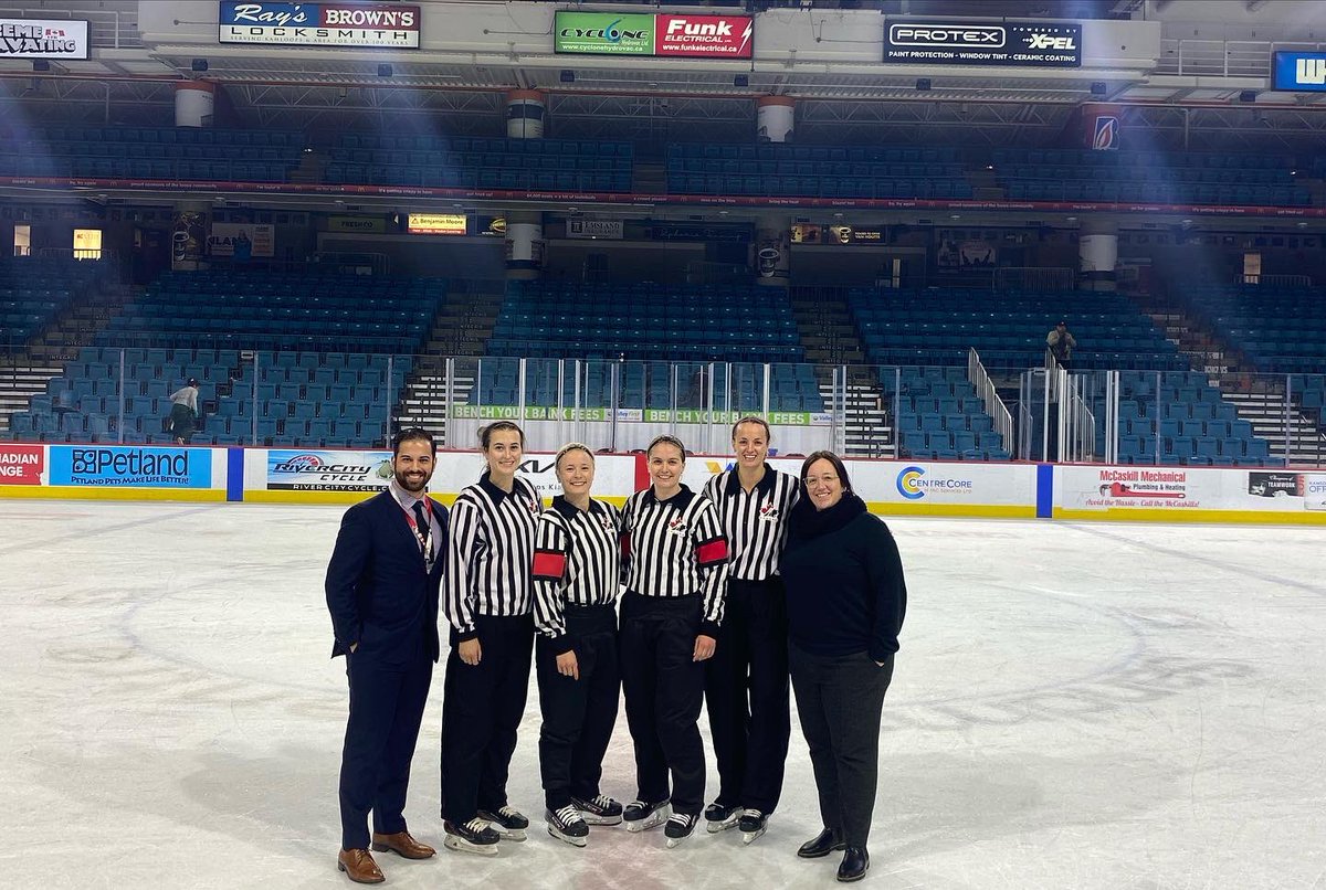 VanStratts's tweet photo. A busy, but amazing start to the season. 

Racking up the air miles and working with, coaching and developing the best officials across the country. 

One more to go in tropical Regina, SK then a nice little break then back at it.

Grateful, thankful &amp; enjoying the ride 🏒🥅⚫️⚪️ https://t.co/PfeFkt7FoI