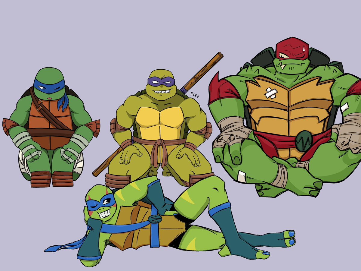 jacazull's tweet photo. Day 31: TMNT Forever
Shhhhh we totally didn’t post this a month late. Anywaysss I collabed with my sisters for the final prompt! Check out their accounts @darealwormie and @vi050iv to see the two other pieces we worked on :3 I did 2012 Leo and 2003 Don!
#tmnttober #tmnttober2022 https://t.co/tQJ75OFZCT