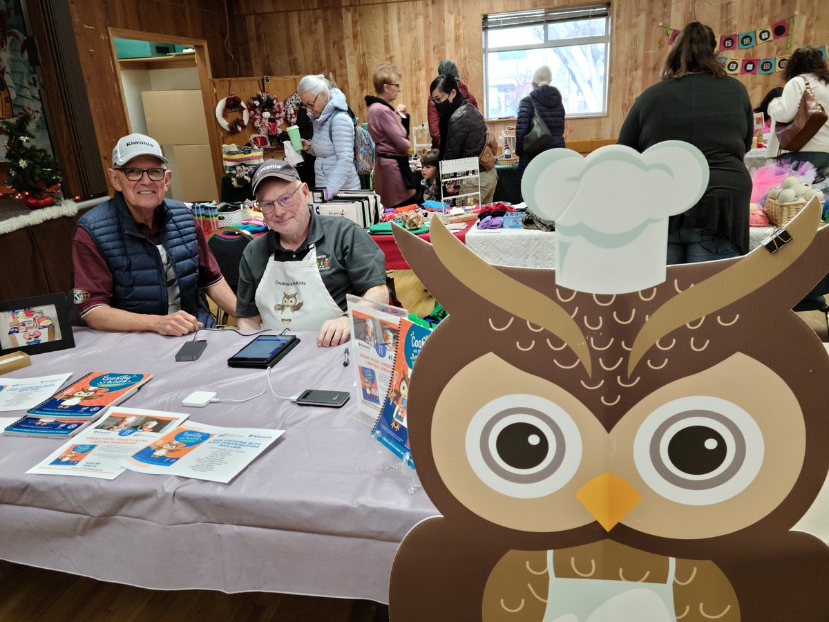 A great time at the <a href="/renfrewca/">Renfrew YYC</a> Holiday Market.  

Thank you so much for your overwhelming support!

Cooking with Kids is a joint fundraiser between #Kiwanis Clubs in #Calgary Area and  <a href="/cpfyyc/">Calgary Police Youth Foundation</a>. 

Purchase a Cooking with Kids Cookbook - 100% of the funds go back to helping youth