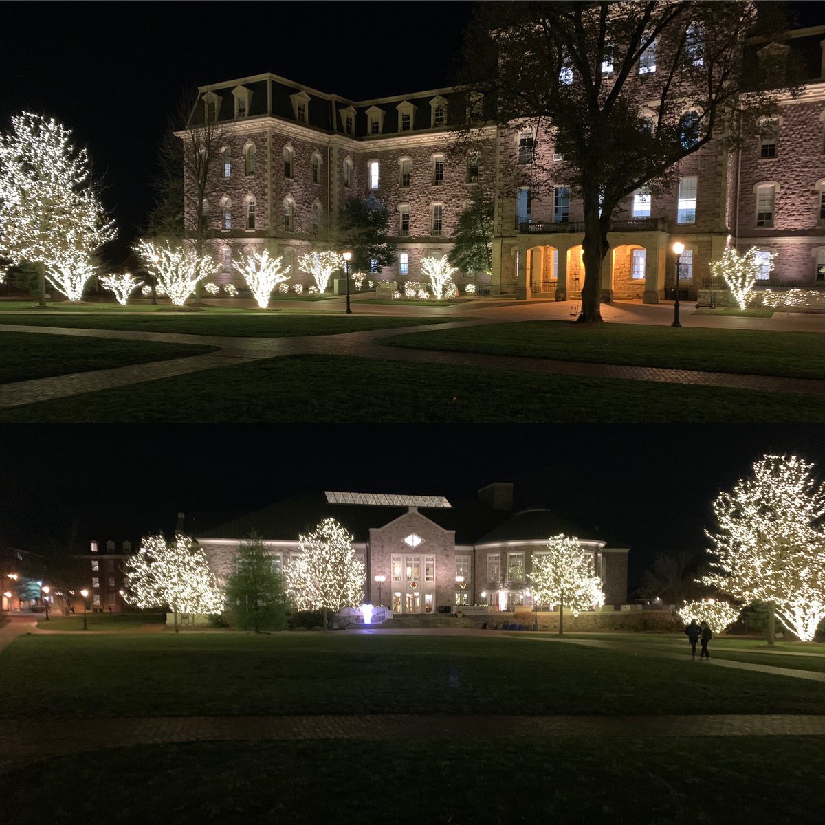 Thank you @LafCol family for coming to our first Lighting of the Quad. “Nothing can dim the light that shines within”- Maya Angelou. Thank you for shining Lafayette family. You inspire! Happy December! ❤️