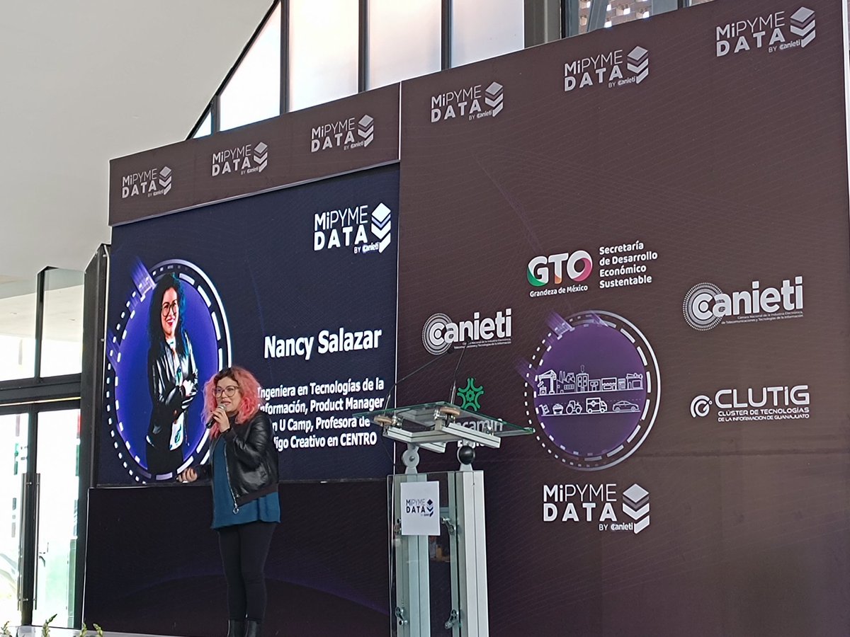 CANIETIGto's tweet photo. Así se vivió #MiPymeData2022
Agradecemos a @NancyNSalazar, Martha Rocha, Guillermo Kaiten, Ricardo Martinez, @jaguzman26 e Iván Velázquez ponentes de está gran edición. https://t.co/awwhFZQYit