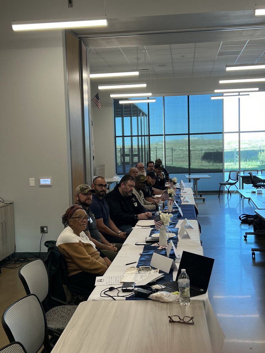 Visiting with Veterans… We are overjoyed and pleased to celebrate our Veterans with a brunch and conversation. Our ROTC students are learning a great deal about what it means to be of service. Thank you to our Veterans!!!