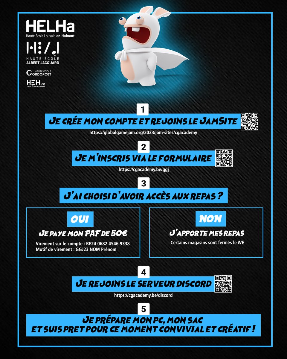 CG Academy (@cgacademy_be) on Twitter photo Rejoignez-nous à Mons pour participer à la Global Game Jam 2023 !!
@heajofficiel
<a href="/HELHa/">Hamza Elha</a> Rejoignez-nous à Mons pour participer à la Global Game Jam 2023 !!
@heajofficiel
<a href="/HELHa/">Hamza Elha</a>
