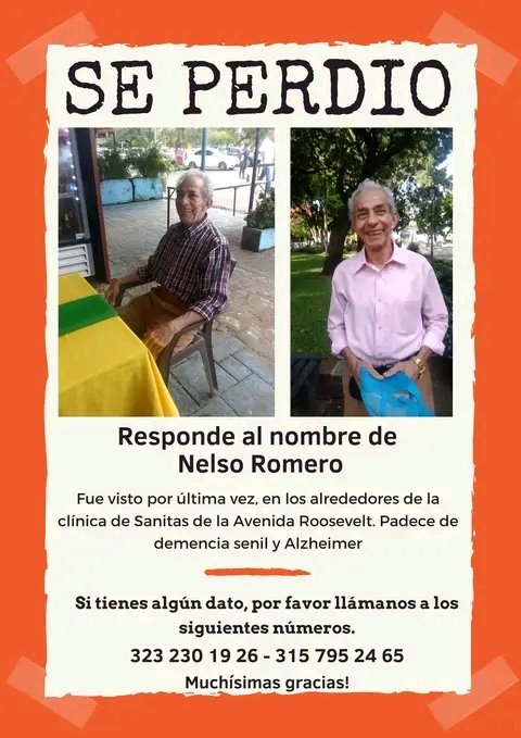 Caracol_Cali's tweet photo. Se encuentra desaparecido en Cali Nelso Romero. https://t.co/d3sUrhuWhO