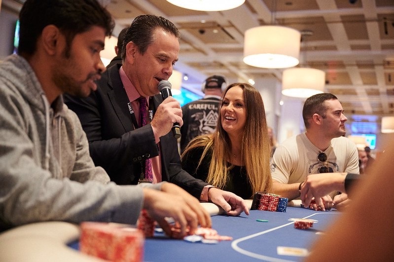 SavagePoker's tweet photo. What a great day @WynnPoker, the @WPT Meet up game with OG’s @AndrewNeeme, @TheBradOwen, and ambassadors @TexDolly, @PhilIvey, and @SteveAoki. Thank you to @LVPokerBeau and the @WynnPoker dealers and staff for making the insanity of 28 cash games in a short time look so smooth. https://t.co/Nr2OUp7wlt