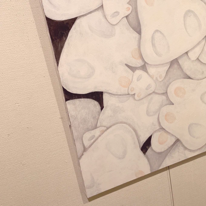 個展4日目はじまってます〜大きい絵見に来て〜 