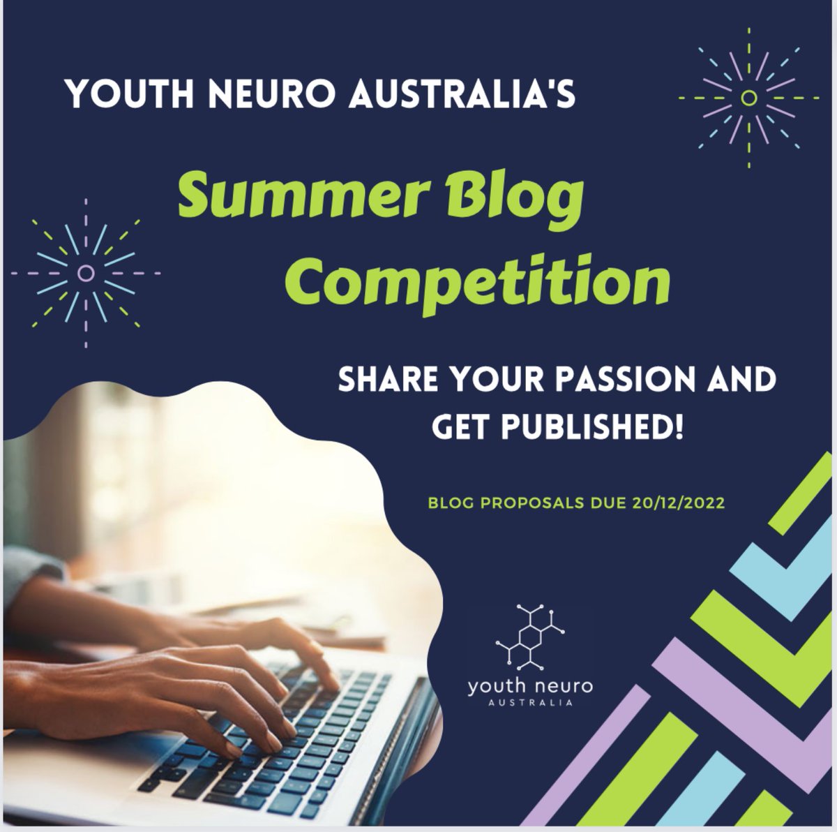 Youth Neuro Australia (@youthneuroau) on Twitter photo Wondering what to do over the Summer break? Participate in YNA's Blog Writing Competition. Research a topic in STEM or Neuroscience for a chance to have your blog published!
A proposal must be sent by Dec 20 via: tinyurl.com/2vys8497
Questions? Contact:enquiries@yna.org.au Wondering what to do over the Summer break? Participate in YNA's Blog Writing Competition. Research a topic in STEM or Neuroscience for a chance to have your blog published!
A proposal must be sent by Dec 20 via: tinyurl.com/2vys8497
Questions? Contact:enquiries@yna.org.au