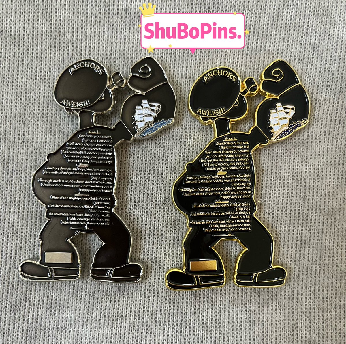 NancyYXN's tweet photo. Two Popeye Challenge Coins.💪🏻 #ChallengeCoin #CustomCoins #customchallengecoins
#challengecoincollection #challengecoinswag
#challengecoincollector #challengecoinmaker https://t.co/QyKlJQIonC