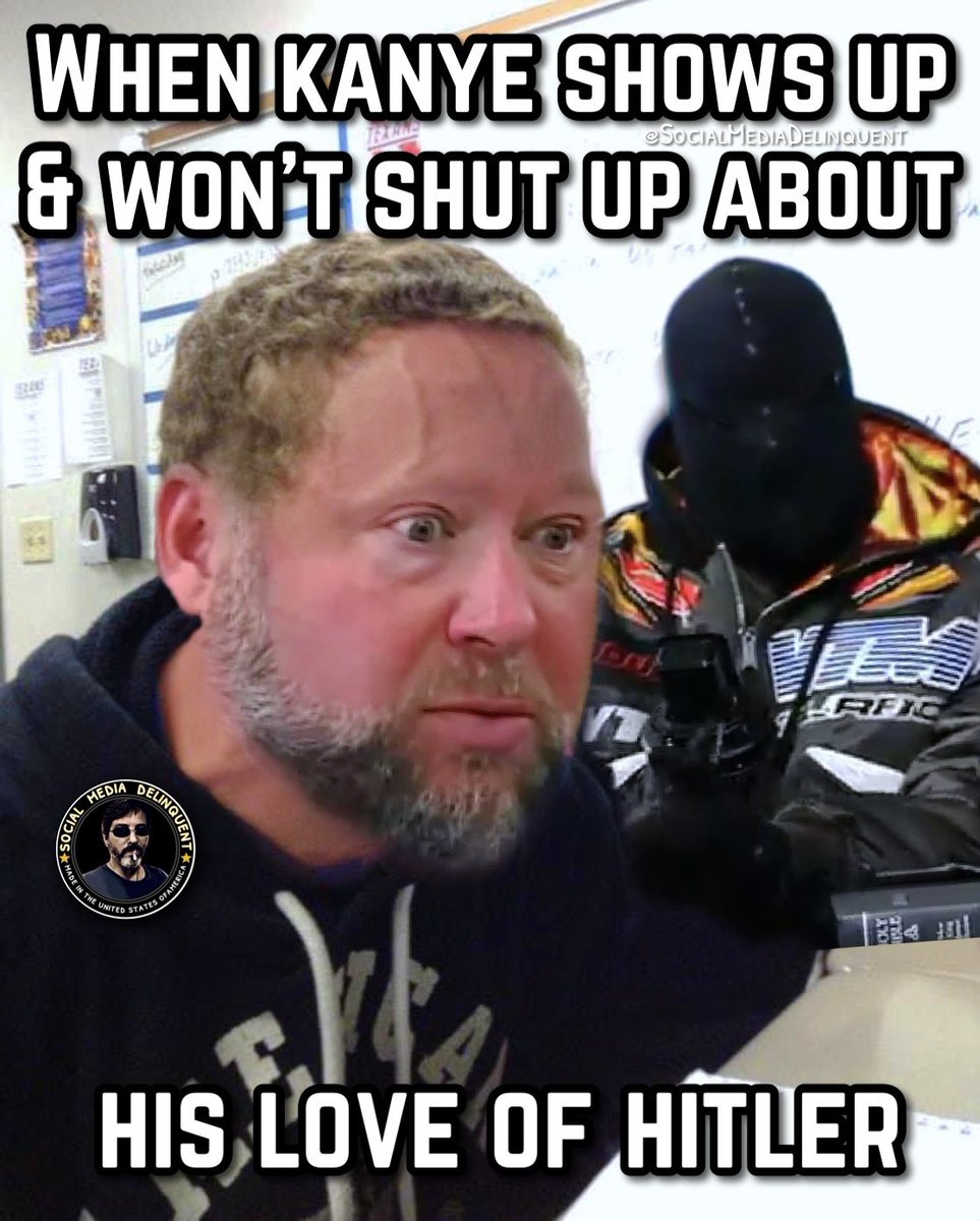 When you shock #AlexJones, you know your beliefs are out there. Alex even tried to change the subject and steer him away from it, but <a href="/kanyewest/">ye</a> insisted on ￼ showing his admiration for #Hitler over and over. Still not sure why he wore the black hood over his head. ￼#infowars