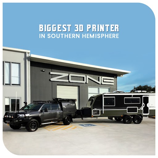 AMTIL_AUS's tweet photo. Queensland manufacturer Zone RV has made a major investment in its production capability with the purchase of the largest 3D printing system in the southern hemisphere, supplied by CNC Design. 

Read more here:https://t.co/finOlqqb3p 

#CNCDesign #ZoneRV #3DPrinting #AMTIL https://t.co/u7HM6zofv4