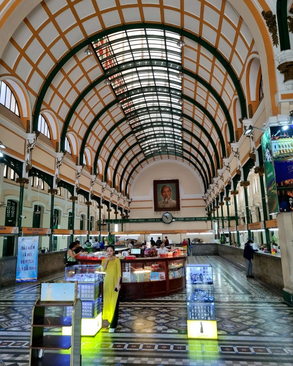 TravelSenseAsia's tweet photo. The Central Post Office is a must visited place in Ho Chi Minh city, also known as Saigon. It is the most iconic building of French colonial architecture in Vietnam.
#TravelSenseAsia #VietNamtravel #TravelToVietnam #Vietnam #Tourism #TSA #HoChiMinhcity #centralpostoffice https://t.co/ML063iq4xC