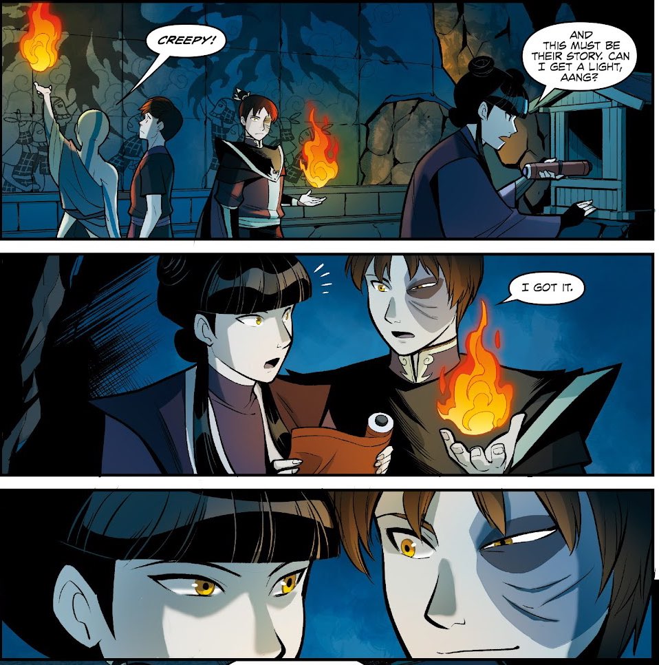 The way these two idiots never stopped loving each other 

-featuring Zuko’s little smile