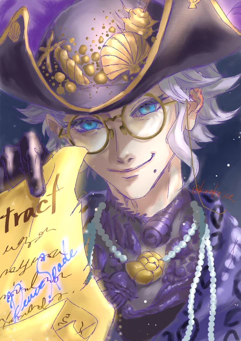 #twstファンアート#ツイステファンアート グロマス楽しかったここのシーン、さすが!ってなった。(差分) 