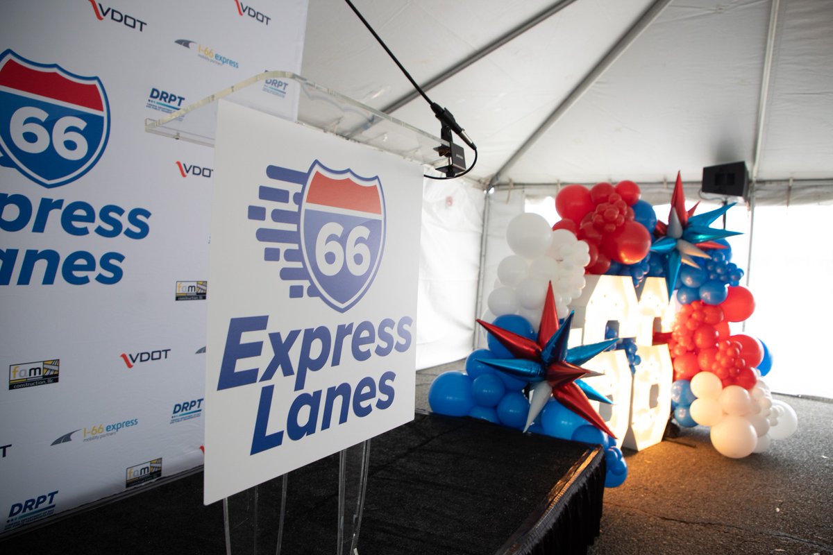 WeFightUgly's tweet photo. More than 14 months of market research, #branding, #marketing, events, and #advertising have brought us and the 66 Express Lanes Outside the Beltway to a grand opening event this week. Congratulations to @VaDOT and @ride66express on a successful opening! 

#SitLessLiveMore https://t.co/u8Bs95crBg