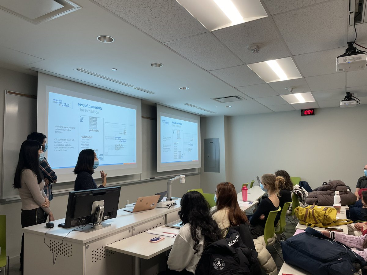Kudos to the students of my course Women and Science <a href="/WesternU/">Western University</a>! Today they presented their work devising positive actions on women and science: a lot of creativity and thoughtful designs 🤩 - and special thanks to <a href="/PhilWestern/">Phil@Western</a> for offering the coffee break! #PhilSci #Feminism