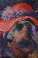 RealVernitaHoyt's tweet photo. Red Hat Dachsie, oil painting to help Dachshund Adoption & Rescue way back in 2006. The hat on Dachsie was painted from my red hat. This cute little girl sold quickly to help the rescue org.
#dachshundrescue #petportraitartists #oilpainting #redhatclub #artistsoftwitter #dogart https://t.co/VJhoyhGHVx