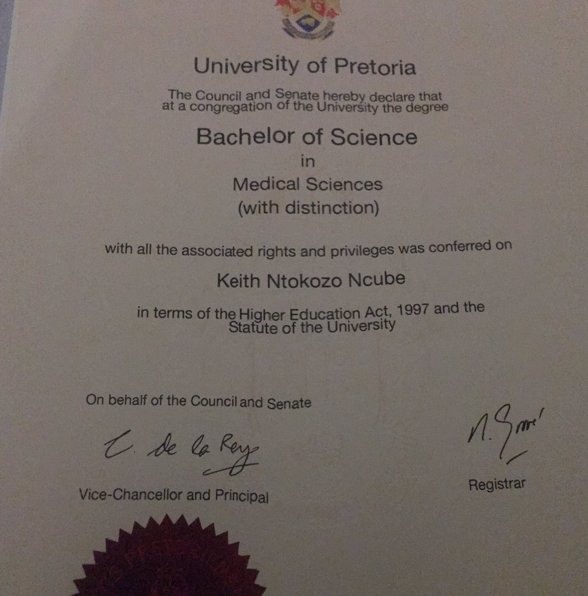 Keith Ncube tweet media