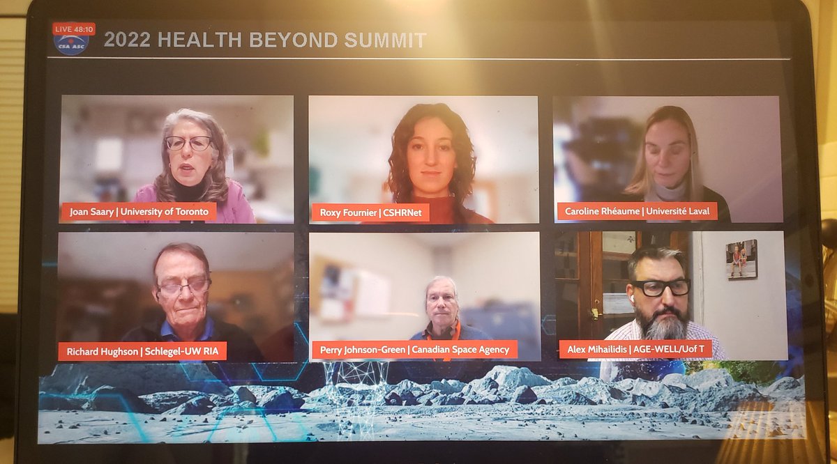drspacebones's tweet image. Was THRILLED to be invited as a panelist at the @csa_asc Health Beyond Summit today! Great conversation with my fellow colleagues. Also represented @space_health at an interactive booth and presented my #deepspacehealthcarechallenge project as one of the stage 1 winners 🏅