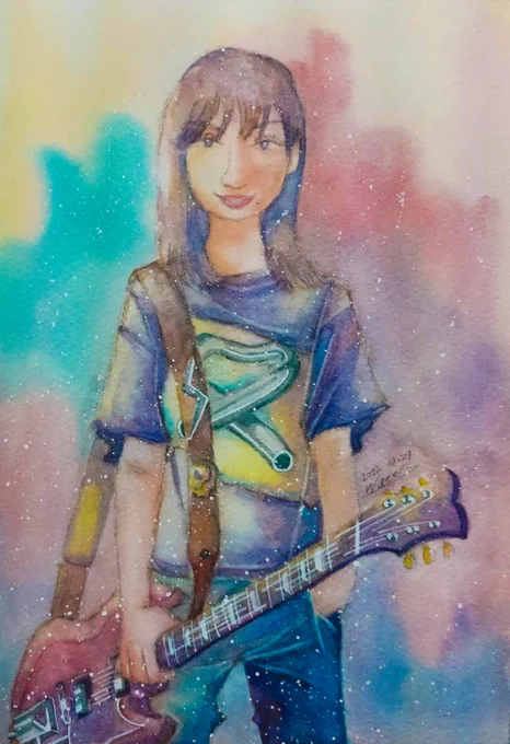 #引用RT5人指名してバトンでお気に入りを載せる水彩画で魅力的な人物画を描かれる(特にQUEENのメンバーとデヴィッド・ボウイが素敵)junko()さんからご指名頂きました。ありがとうございますアンカーで失礼します 