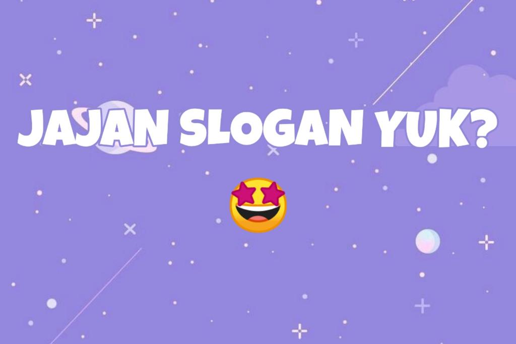 sloganarea's tweet photo. [ OPEN FOLLOWBACK ]

Halo! Kami adalah autobase sbt slogan official &amp; non-official 🫶🏻

Kalau kamu suka jajan dan koleksi slogan, jangan lupa lupa follow kami ya!

RT tweet ini &amp; reply "Done" untuk mendapatkan followback. Good luck! https://t.co/Uw4RFKuaXh