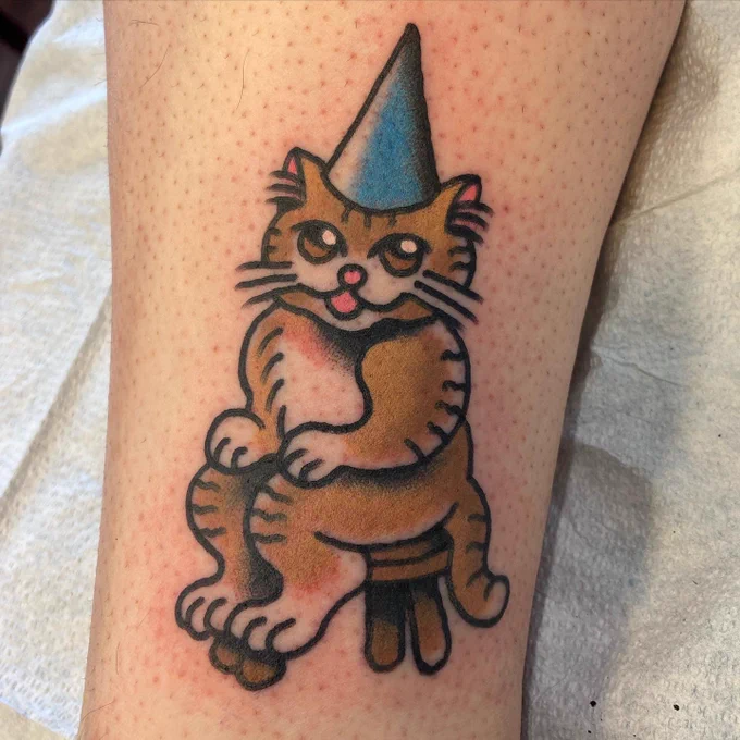 my cat tattoos are popular lol 