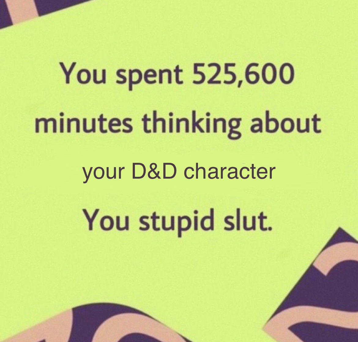 chyanne_erin's tweet photo. damn didn’t realize they were keeping track 

#dungeonsanddragons https://t.co/kKNnLWjBgK