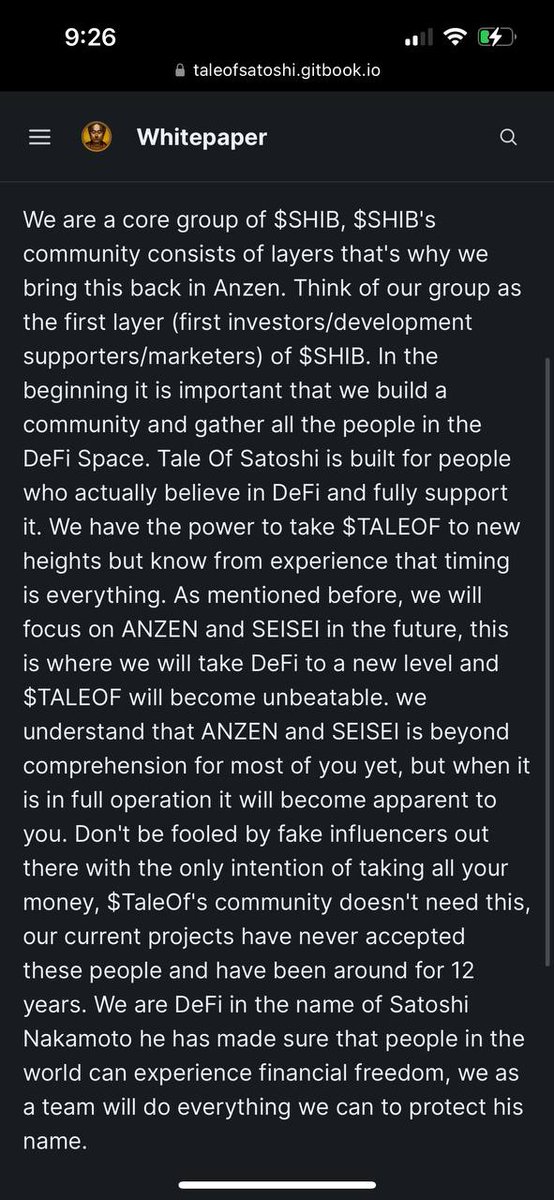 Tale Of Satoshi tweet media