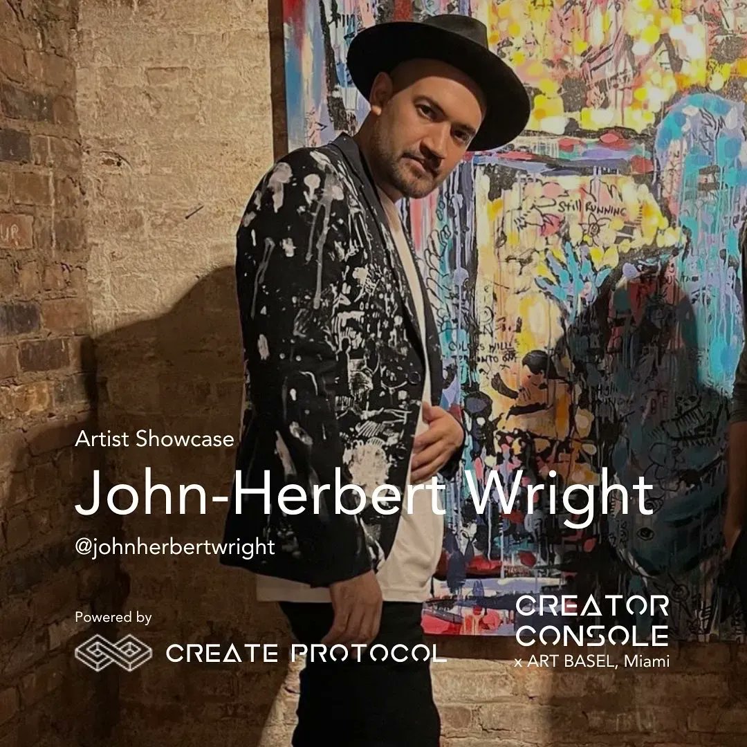 CreateProtocol's tweet photo. Visit us at #ArtBasel to see the Live Nude Painting by #Artist John Herbert Wright with muse @marsyorke + auction of his paintings + launch of his 1st #NFTCollection on #CreatorConsole, 8:30 PM onwards on 2nd & 3rd Dec
Register now: https://t.co/t7CeHbXRn5
#ConsoleatArtBasel https://t.co/HwXLTNaJNT