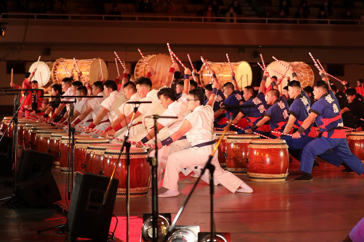 1D_nerima's tweet photo. 【自衛隊音楽まつり】
　#朝霞振武太鼓（#第１施設大隊）は、１１月１７日（金）から１８日（土）の間、#日本武道館において行われた#令和４年度自衛隊音楽まつりに#自衛太鼓の一員として参加し、本行事の盛会に寄与しました。 https://t.co/xW0QjBPyDK