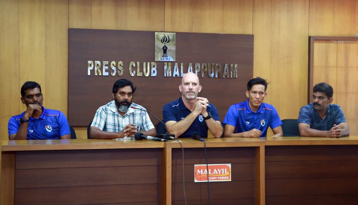 CoachFishINDIA's tweet image. Honoured to speak at the Malappuram Press Club yesterday on behalf of FC Madras. Shared our goals and vision.