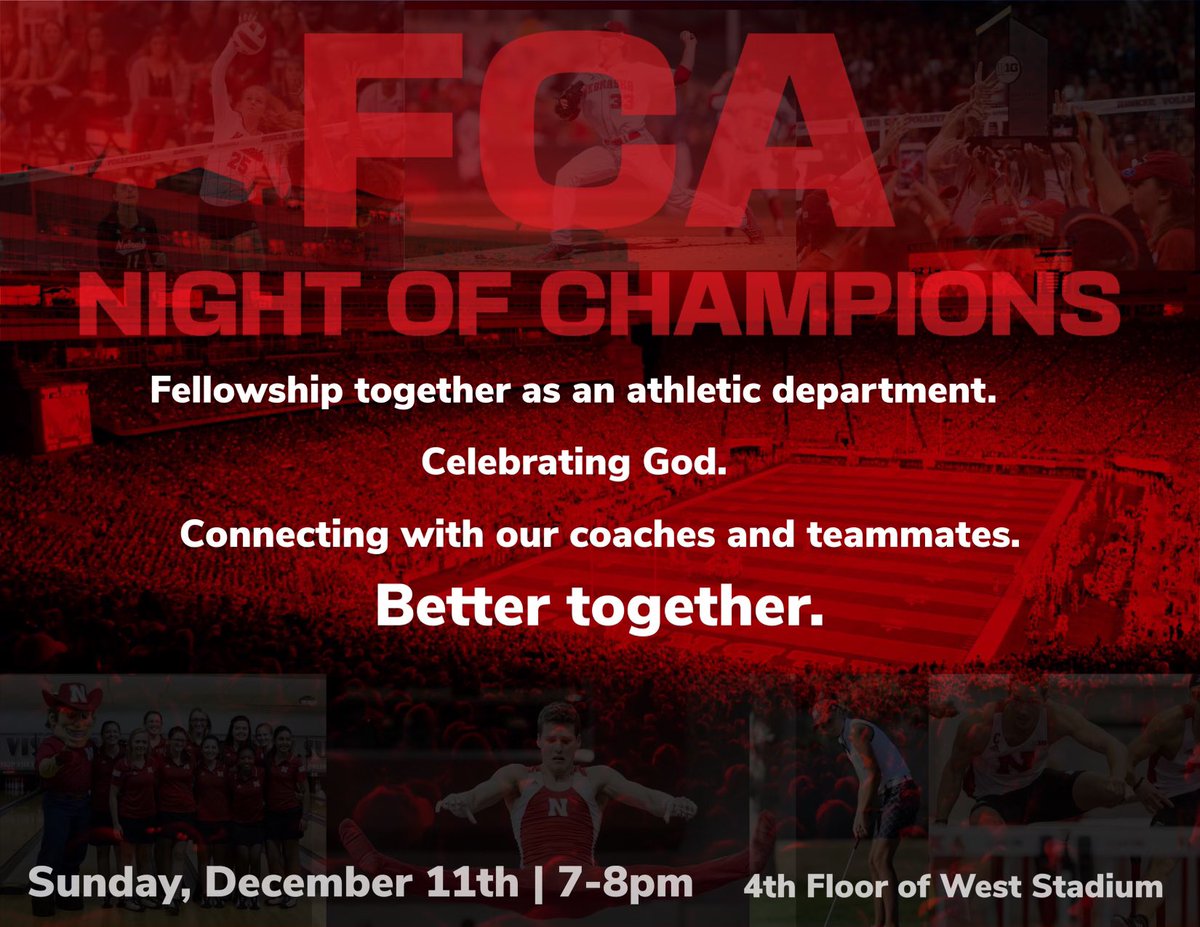 Come join us to hear from Coach Manning, fellowship, celebrate, and connect as an athletic department! 🙌🏼