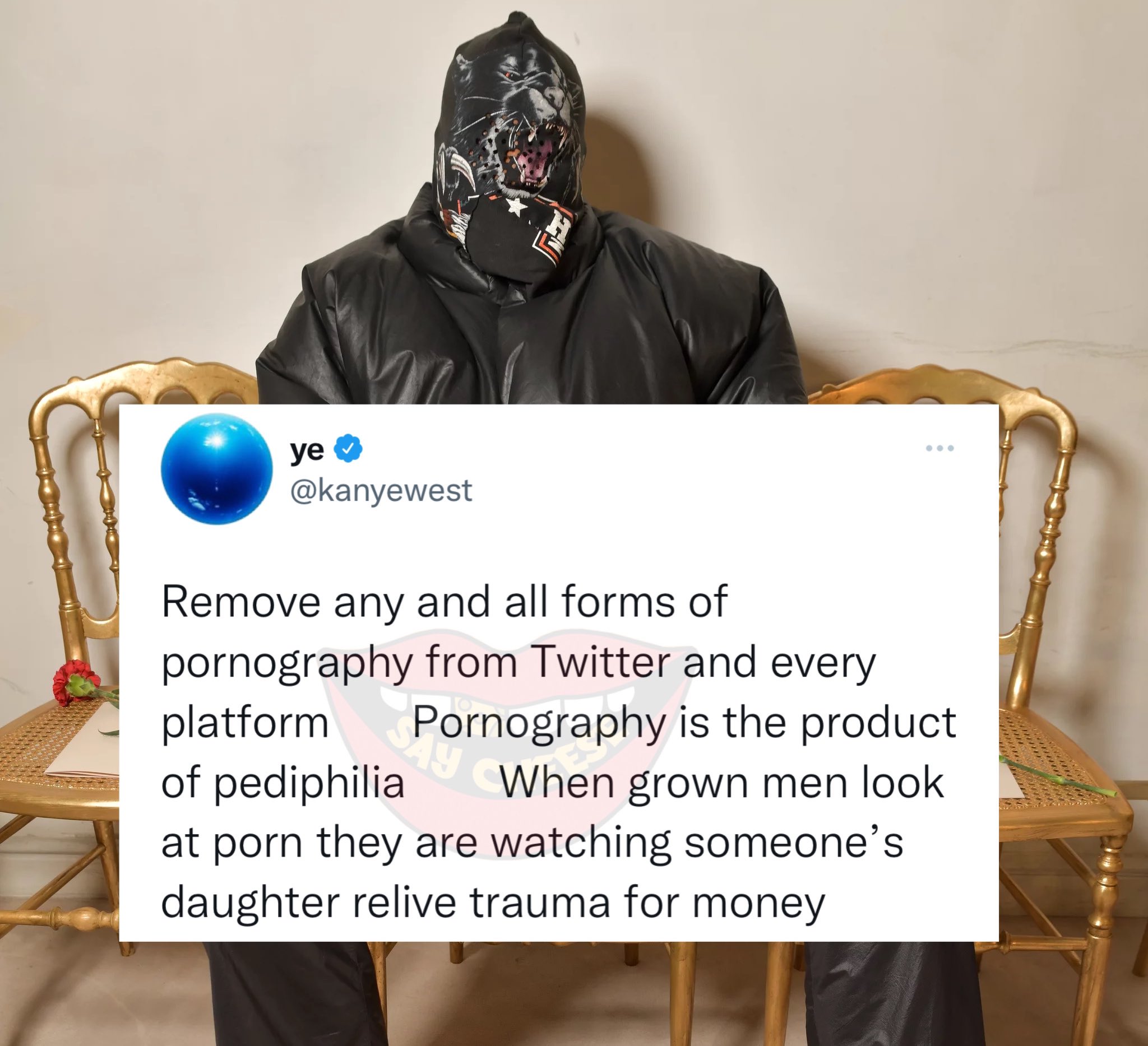 SAY CHEESE! 👄🧀 on Twitter: "Kanye West wants all pornography ...