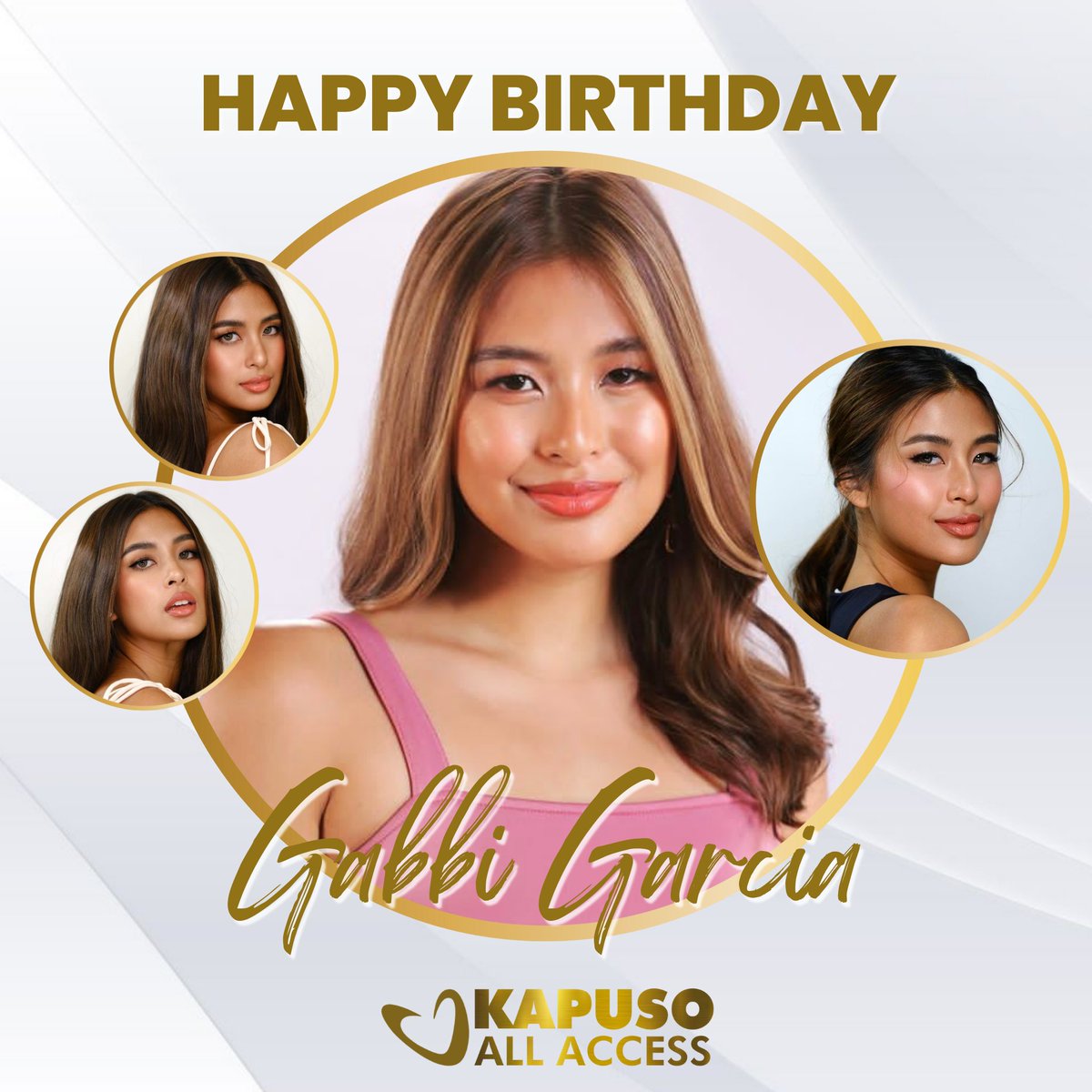 KapusoAllAccess's tweet photo. Happy birthday, #GabbiGarcia (@gabbi)! Wishing you good health, happiness, and more success. 💖

HAPPY 24TH BIRTHDAY GABBI
#24everWithGabbiGarcia

#HBDKapusoGabbi #Kapuso https://t.co/Zat5RvY33m