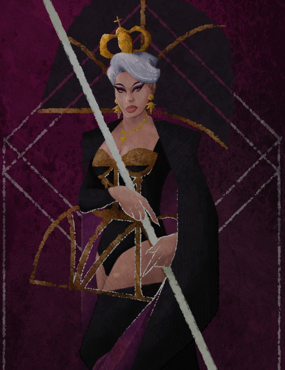 Here's your majesty 👑

Mga Tampalpukeans, it's @eva_lequeen 
as the Queen of Wands
~~~~~
The Top 4 Queens of #dragracephilippines as #tarot queens
#artph #artistsontwitter #digitalart #digitalpainting #art #artdeco #dragracePh #drph #evalequeen #DragRace