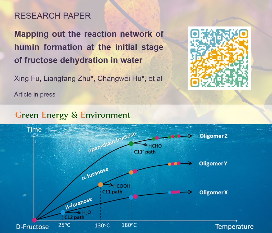 GEE_Journal's tweet photo. ✨#GEE #Research✨
Mapping out the #reaction #network of #humin formation at the initial stage of fructose dehydration in water
✉️ Liangfang Zhu, Changwei Hu, from #SichuanUniversity
https://t.co/NU823Kt9Pb
#AcademicTwitter #HMF
@CHNSci @isciverse @KeAiPublishing https://t.co/QBWZ1b44XZ