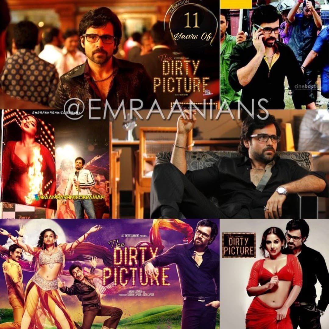 A film that gave us Entertainment, Entertainment, Entertainment! Celebrating #11YearsOfTheDirtyPicture!

@emraanhashmi 
@vidya_balan #NaseeruddinShah  @TusshKapoor @ektaravikapoor @RuchikaaKapoor #TheDirtyPicture #BalajiMotionPictures | #EmraanHashmi #TheDirtyPicture