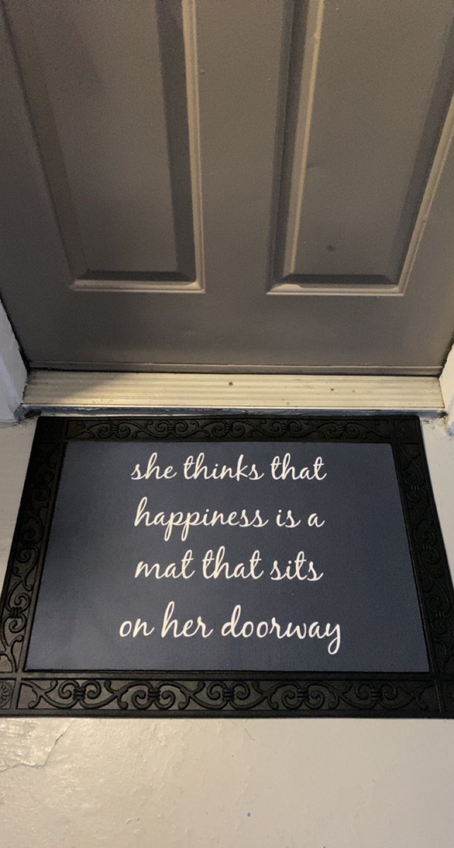 liziejay's tweet photo. @MatchboxTwenty the perfect door mat https://t.co/QSFW2FgCGP
