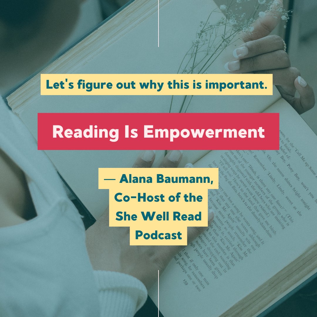 Part of <a href="/shewellread/">SHE WELL READ</a>'s mission is about empowering #women through reading. <a href="/livinlikelana_/">Livin Like Lana💗</a> talked about why reading is important. In history, reading has been kept away from people, particularly Black people, especially  Black women. The reason she gives: #Reading is #Empowerment