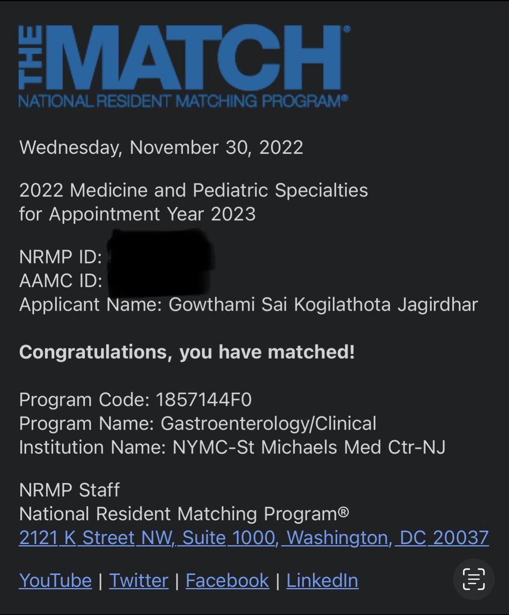Matched in Gastroenterology…Super excited for next year…#Match2023 #matchday #ACG #WomenInMedicine #GIfellowship <a href="/AmCollegeGastro/">ACG</a>