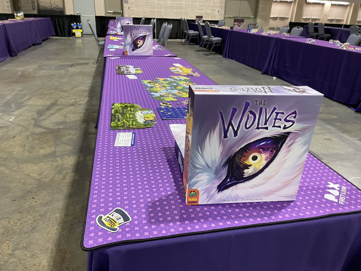 Ok this is amazing!!
#FirstLook Area <a href="/PaxUnplugged/">PAX Unplugged</a> @gameallniteshow They have done an amazing job settimg up all the latest hot games and playing these games on our premium stitch-edged <a href="/GameToppersLLC/">Game Toppers - Late pledge now and save!</a>
Game premium stitched mats. 
If you are at PAXU you gotta check it out!